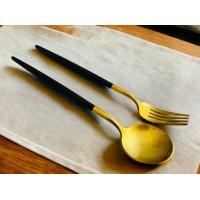 ราคา Morning ชุดช้อนส้อม ทองเหลืองคุณภาพดี 2 ชิ้น ด้ามหนาพิเศษ 0 6 cm ยาว 21 cm (8036883828)