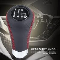 ราคา เกียร์เปลี่ยนเกียร์ 6 สปีดหัวเกียร์รถ SHIFT KNOB PU Gear SHIFT เหมาะสำหรับเกียร์ธรรมดาอัตโนมัติสีดำและสีแดง (21933540045)