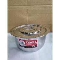 ราคา ส่งฟรี Zebra หม้อแขก 141618 ซม ตราหัวม้าลาย หม้อไม่มีหู ราคาต่อ1ใบ (22863296148)