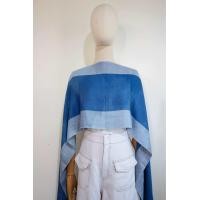 ราคา ผ้าพันคอย้อมคราม ทอมือ 4 ตะกอ (22907475412)