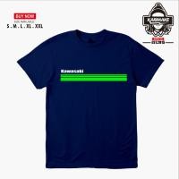 ราคา เสื้อยืดโลโก้ Motor Kawasaki Ninja Strip (20479511694)