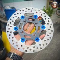 ราคา จานเบรคแต่งHRV ใส้ดำ 220MM W110i ปลาวาฬ NOUVO MSX FINO MIO PCX2015 เวฟ125เก่าต้องรองสเปเซอร์ (22723009638)