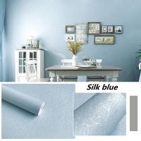 ราคา 10m Pvc สติ๊กเกอร์ติดผนัง มีกาวในตัว ผ้าลินิน wallpaper ติดผนัง วอลเปเปอร์ตกแต่งบ้าน (22582858479)