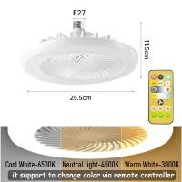 ราคา โคมไฟเพดาน พร้อมพัดลม LED พัดลมติดเพดานพร้อมหลอดไฟโคมไฟพัดลม ไฟเพดานห้องนอน led พร้อมพัดลมและรีโมท (22493052124)