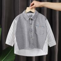 ราคา เสื้อเชิ้ตแขนยาว สีขาว ขนาดเล็ก แฟชั่นฤดูใบไม้ร่วง สําหรับเด็กผู้ชาย (21650669526)