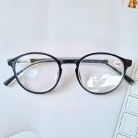 ราคา แว่นสายตาสั้นขาสปริง ทรงหยดน้ำ กรอบพลาสติก 8810 (22014509722)