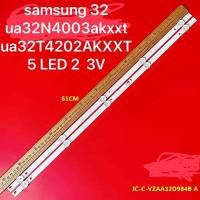 ราคา หลอดแบล๊คไล้ท์ทีวี samsung 32 ua32N4003akxxt ua32T4202AKXXT 5 LED 2 แถว สินค้าใหม่ 3V UA32N4003AK UA32N4001AK แถบไฟ IC C VZAA32D984B IC C VZAA32D984A (22933681759)