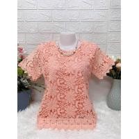 ราคา เสื้อลูกไม้แฟชั่น เสื้อลูกไม้เกรดA อก 38 40 44 ใส่ได้สีนค้าเปันงานฟรีไชส์ (17129298135)