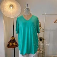 ราคา เสื้อยืดเรย่อนไซส์ใหญ่ BigSize อก 44 ใส่พอดีตัว อก45 48 รัดรูป นุ่มเด้งใส่สบาย คอวี มีเก็บเงินปลายทาง KIT033 (22855357474)