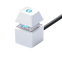 ราคา Computer Switch PC Motherboard External Start LED Light Power ON OFF Square Button 2M Extension Cable (22236055093)