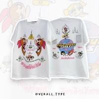ราคา เสื้อยืดคอกลมสีขาว พิมพ์ผ้าฝ้าย THE POWERPUFF GIRLS เสื้อยืดผ้าฟอก Powerpuff เรียกเงินเรียกทอง T shirt S 5XL (22728787552)