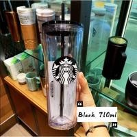 ราคา Starbucks แก้วหลอดพลาสติกใสแก้วกาแฟสองชั้นใหม่ (22804691742)