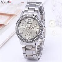 ราคา นาฬิกาข้อมือประดับเพชรสตั๊ดง่ายต่อการจดจำนาฬิกาข้อมือสำหรับผู้ชายผู้หญิงสุภาพบุรุษ (19825604353)