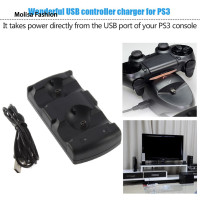 ราคา แท่นชาร์จแบบ2 In 1สำหรับจอยเกม Ps3 (22155452659)