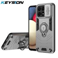 ราคา KEYSION เคสเกราะกันกระแทกสำหรับ HONOR X8b ฝาหลังโทรศัพท์ขาตั้งโทรศัพท์ป้องกันเลนส์กล้องสไลด์สำหรับ Huawei Honor X8b (21908759849)