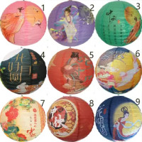 ราคา โคมไฟจีนแบบดั้งเดิม Royal Umbrella Hall Palace Lantern สําหรับโฆษณาเรืองแสงดอกไม้รูปแบบกระดาษตกแต่ง (22702222781)