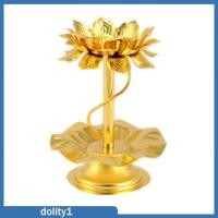 ราคา DIEYUFAN Dolity 1 ที่ใส่ตะเกียงเนยเชิงเทียนดอกบัว xizang ตะเกียงน้ำมันทองเหลืองแท่นบูชาพุทธ (22033177470)