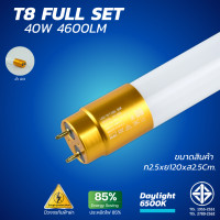 ราคา LIGHTING LED ชุดหลอดไฟ LED T8 FULL SET หลอดไฟ T8 TUBE G13 9W 18W 20W 40W DAYLIGHT COOLWHITE หลอดLEDยาว หลอดLEDสั้น ชุดหลอดไฟ LED พร้อมราง (21500364090)