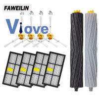 ราคา FAWEILIN ตัวกรองและแปรงที่มีประสิทธิภาพสำหรับเครื่องดูดฝุ่นหุ่นยนต์ iRobot Roomba 800 900 Series 860 870 880 890 960 (22021019140)