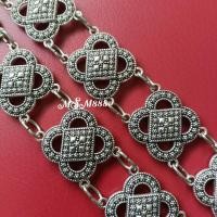 ราคา เข็มขัดสีเงินรมดำ รุ่นมาใหม่งานสวยๆสินค้ามีพร้อมส่ง ความยาว 40 นิ้วสามารถปรับขนาดได้ (13658426744)