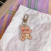 ราคา Fou you จี้หมีรักญี่ปุ่นน่ารักกระเป๋านักเรียนเครื่องประดับจี้สาว Ins กระเป๋าอินเทรนด์พวงกุญแจจี้สุทธิสีแดง (22372688864)
