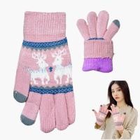 ราคา ถุงมือไหมพรมทัชสกรีน ใส่ได้ชาย หญิง ส่งจากไทย (22581089696)