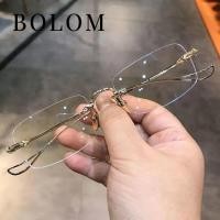 ราคา BOLOM แว่นตาสายตาสั้น แว่นสายตาสั้น auto ม่มีกรอบ ป้องกันแสงสีฟ้ แว่นกรองแสง UV400 ผู้ชายผู้หญิง (22828575065)
