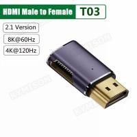 ราคา 8K HDMI 2 1สายเคเบิลอะแดปเตอร์ตัวผู้ไปยังตัวเมียสายเคเบิลตัวแปลงสำหรับ HDTV PS4 PS5แล็ปท็อป4K ตัวต่อขยาย HDMI ตัวเมียถึงตัวเมีย (22303096496)