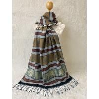 ราคา ผ้าพันคอ ผ้าคลุมไหล่ ลายไทย ลายช้าง พร้อมส่ง (16495869326)