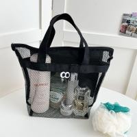 ราคา กระเป๋าชายหาด ตะกร้าตาข่าย ความจุขนาดใหญ่ ผ้าตาข่าย แบบใส (22839162989)