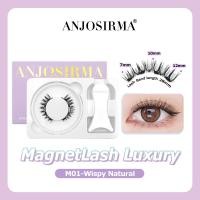 ราคา ขนตาปลอมนางฟ้าดอกทานตะวันหนาแม่เหล็กขนตาปลอมจาก ANJOSIRMA เครื่องมือแต่งหน้าขนตาปลอม (22941613105)