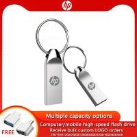 ราคา HP flash drive 512GB 256GB 128GB 64GB USB memory stick 32GB 16GB 8GB 4GB 1GB keychain metal waterproof pen drive (21294059007)