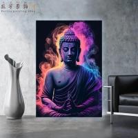 ราคา พระพุทธรูปสีพระพุทธรูปโปสเตอร์บ้านห้องนั่งเล่นวัดพระธรรมกายตกแต่งผนังของขวัญภาพจิตรกรรมฝาผนังพิมพ์ผ้าใบภาพจิตรกรรมฝาผนัง (21481958401)