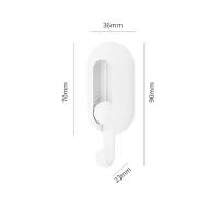 ราคา 2pcs ตะขอแปะผนัง ที่แขวนติดผนัง ตะขอแขวน ที่แขวนกุญแจ ตะขอ ตะขอติดผนัง ตะขออะคริลิค ติดแน่น (22932204138)