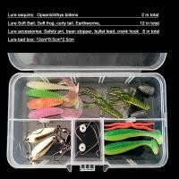 ราคา OutdoorLifeE ชุดเหยื่อ Lua เหยื่อปลอมเหยื่อปลอมเหยื่อล่อเหยื่อปลอมเหยื่อปลอมเหยื่อปลอมเหยื่อล่อปลาแบบนิ่มเข็มขัดหนังกบชุดกล่องไบโอนิค (22922898304)