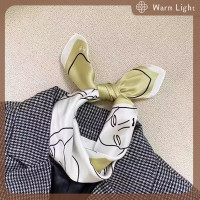 ราคา Warm Light แฟชั่นผ้าพันคอสี่เหลี่ยมพิมพ์ลายฮิญาบสำหรับผู้หญิงผ้าไหมซาตินผ้าโพกหัวมุสลิมที่คาดผมผ้าพันผ้าคลุมไหล่พันรอบ (22299086065)