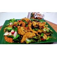 ราคา น้ำพริกหนังไก่กรอบ100กรัม รสต้มยำ (18951278331)
