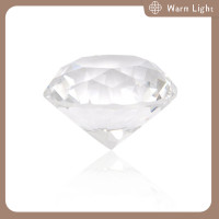 ราคา Warm Light แก้วคริสตัลรูปทรงเพชรที่ทับกระดาษเหลี่ยมเพชรพลอยตกแต่งงานแต่งงานของขวัญ30มม (21910302842)