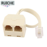 ราคา RUICHE อเนกประสงค์ RJ11 6P4C สองทิศทางสายโทรศัพท์สาขาพอร์ต (22399821786)
