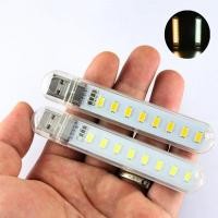 ราคา ไฟกลางคืนโคมไฟ USB แบบพกพาขนาดเล็กไฟ LED 8ตัวสำหรับตั้งแคมป์กลางแจ้ง (22069504827)