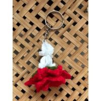 ราคา พวงกุญแจห้อย พวงกุญแจไหมพรม พวงกุญแจดอกไม้ (20143882668)