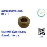 ราคา ปลั๊กอุด ทองเหลือง หัวจม รุ่น B 1 (19475607064)