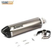 ราคา 570Mm Universal รถจักรยานยนต์ไอเสีย Escape ผ้าพันคอปรับเปลี่ยนได้ท่อ DB Killer คาร์บอนไฟเบอร์สำหรับ AK550 Z1000 GSR600 Tmax 530 Z1000 NC700 MT07 XSR900ฯลฯ (21338948718)