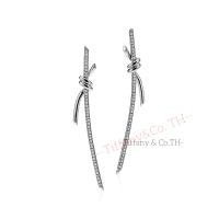 ราคา ทิฟฟานี่ โค ทิฟฟานี่ บริษัท ทิฟฟานี่ Tiffany Bow Drop ต่างหูกุหลาบ เหลือง ขาว ทอง 18k พร้อมต่างหูเพชรดีไซน์เนอร์แบรนด์หรู (22421515157)