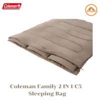 ราคา ถุงนอน Coleman Family 2 IN 1 C5 Sleeping Bag (21375308255)