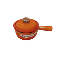 ราคา France LE CREUSET imported enamel cast iron sauce pan 16cm single handle baby supplement milk pot stew (22879251924)