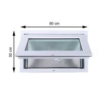 ราคา HomePro หน้าต่างบานเปิดกระทุ้ง UPVC มุ้ง 80X50 ซม สีขาว แบรนด์ HOFFEN (20864773333)