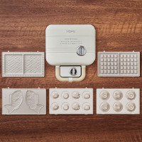 ราคา เครื่องอบวาฟเฟิลทรงสี่เหลี่ยม เตาวาฟเฟิล 750W ใช้ทําแซนด์วิช โดนัท Waffle maker machine (22729875339)