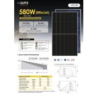 ราคา รวมส่ง Rapd แผงโซล่าเซลล์ N type 450W 550W 580W 600W Bifacial รับแสง2ด้าน แผงโซล่าเซลล์ Mono half cell แผงโมโน 550 วัตต์ Tier1 โซล่าเซลล์ (22947642316)