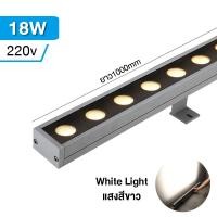 ราคา SALE AC220V แสงอบอุ่น ไฟส่องตึก LED Wall Washer ไฟย้อมตึก IP67 18W 24W 36W กันน้ำ กันแดด กันฝุ่น การรับประกันสินค้า (22958390923)